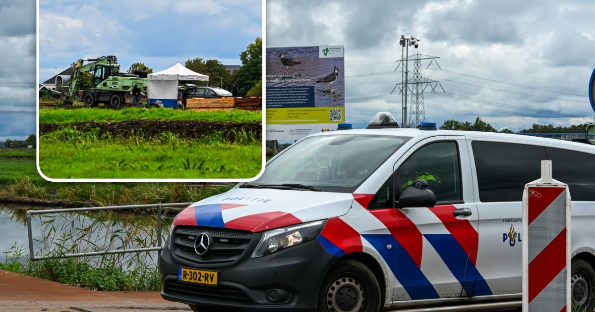 Overleden persoon gevonden in weiland in Gouda, politie doet onderzoek
