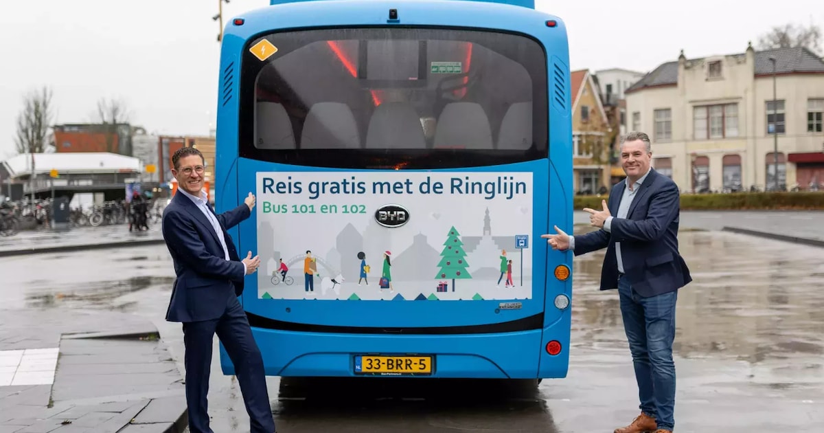 Inwoners Purmerend reizen hele december gratis met buslijnen 101 en 102