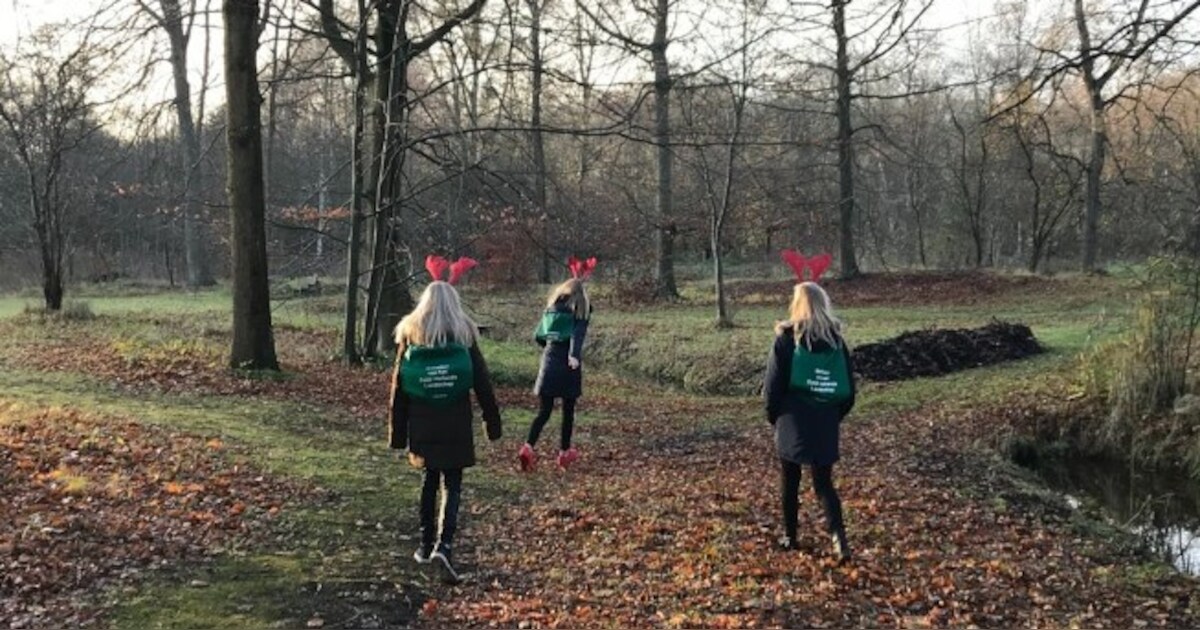 Met een gewei op je hoofd speuren naar rendierensporen in de duinen van Rockanje | Voorne aan Zee