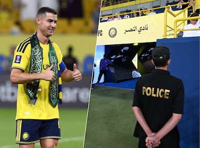Ronaldo scoort na onrustige avond in Riyad: duel Al-Nassr uur uitgesteld door raketaanval
