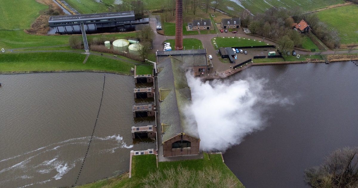 Woudagemaal draait op volle stoom in Lemmer