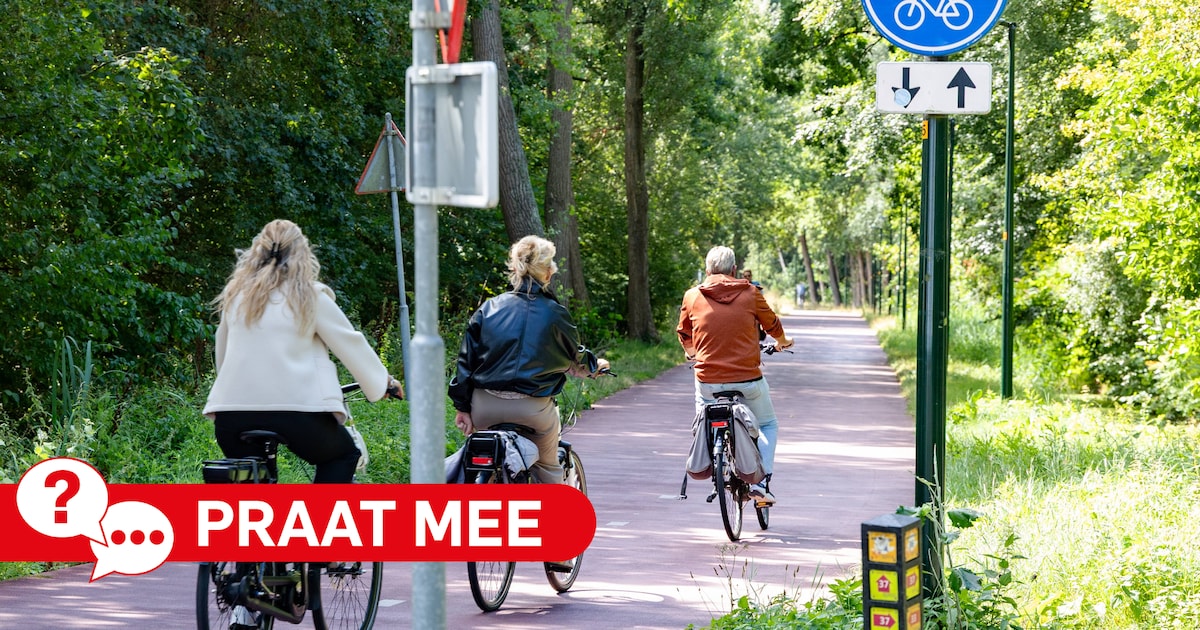 Blijf jij ondanks de lange omweg gewoon fietsen naar Leiden?