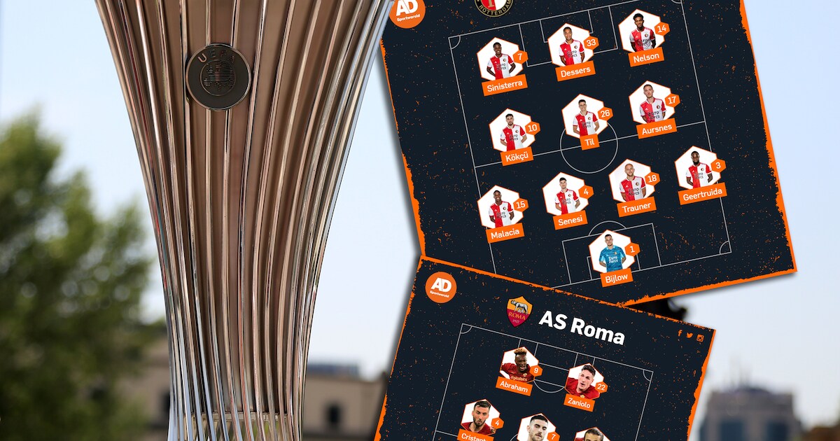 Dit zijn de verwachte opstellingen van Feyenoord en AS Roma | Sport | AD.nl