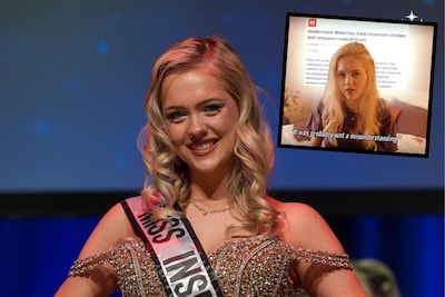 Esmée uit Zwolle werd geen Miss Overijssel, maar dankzij ‘shockerende’ video steelt ze álsnog de sho