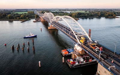 Merwedebrug sneller open dan verwacht na werkzaamheden