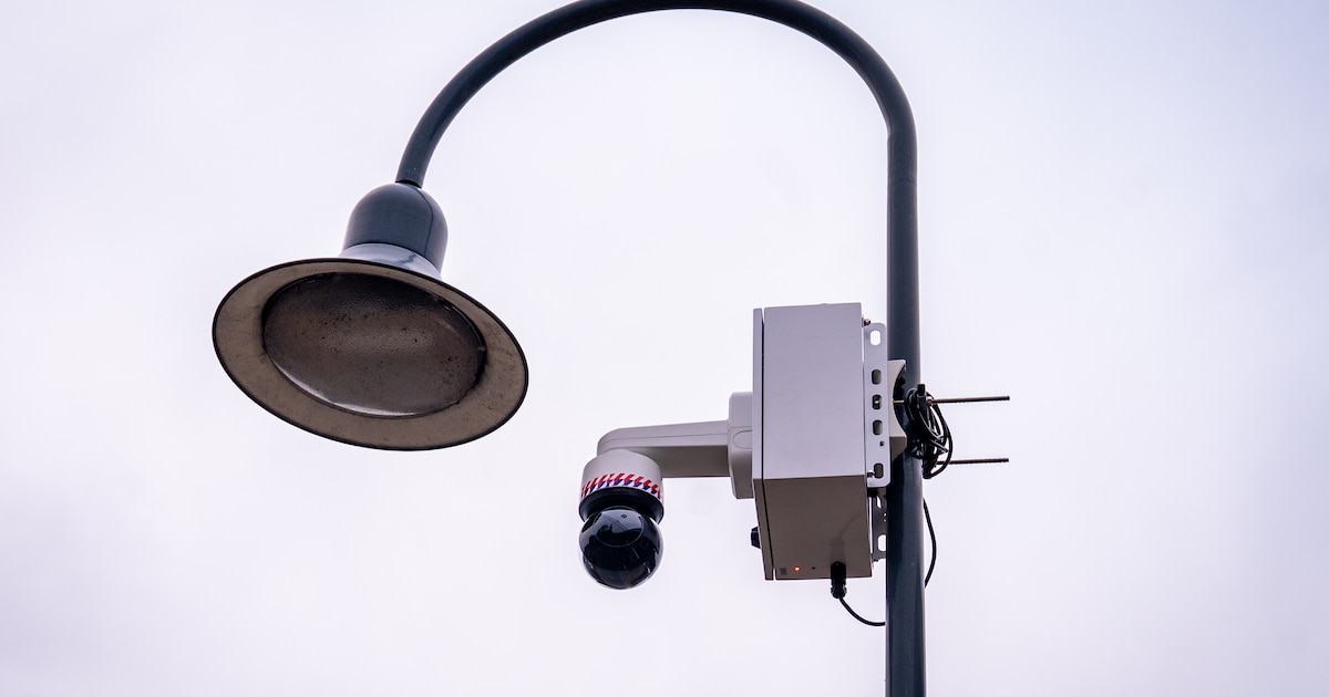 Cameratoezicht op het Poortplein tijdens jaarwisseling in Woudenberg