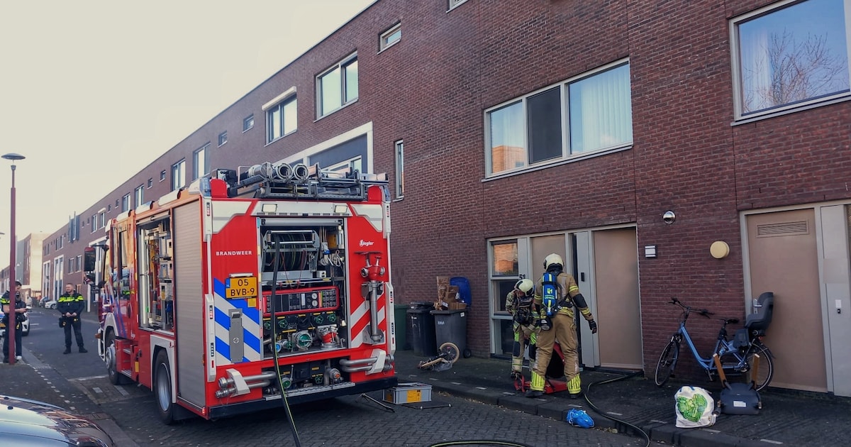 Rookontwikkeling bij woningbrand in Nieuwegein