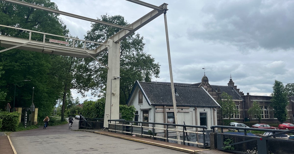 Plompbrug in Oud-Zuilen dicht voor scheepvaart door reparatiewerkzaamheden