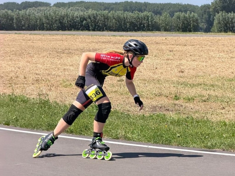 Jill van Dam wint Midden Nederland competitie inline-skaten