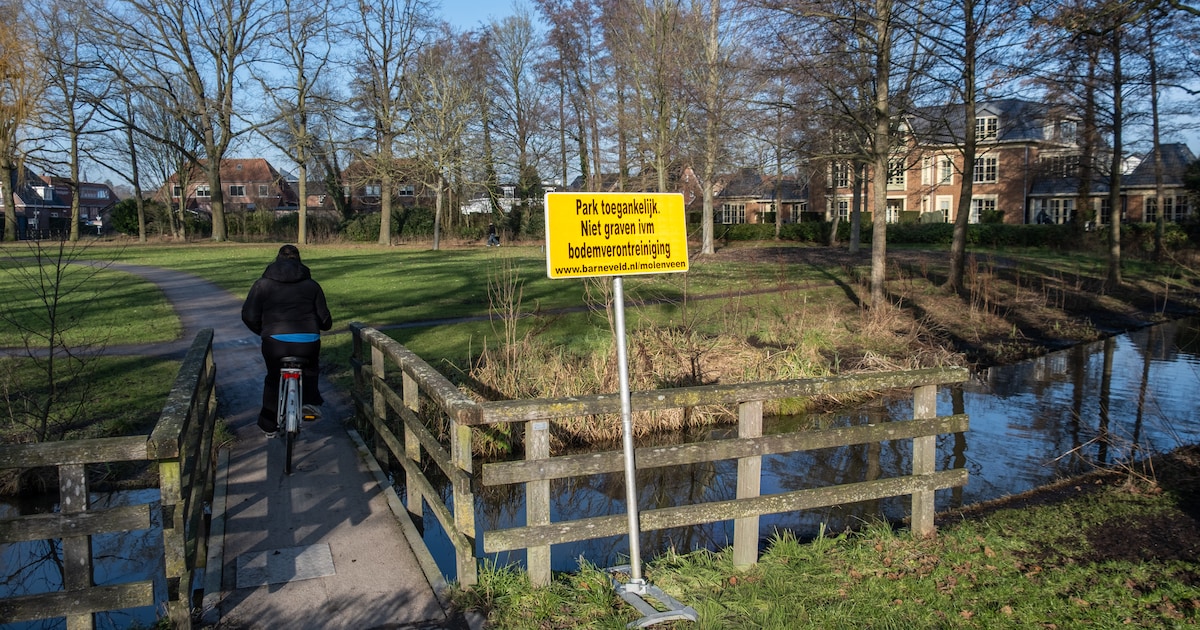 Bodem van park Molenveen in Voorthuizen vervuild met schadelijke stoffen: ‘Rode kaart voor college’