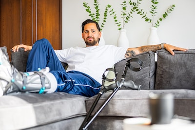 Amateurvoetballer Quint loopt zware blessure op: ‘Weet niet of ik volgend seizoen kan spelen’