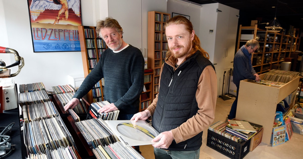 De vintage audiozaak van Hielko en zoon Melle is een heuse ‘snoepwinkel’: ‘Dit is voor mij ook een d