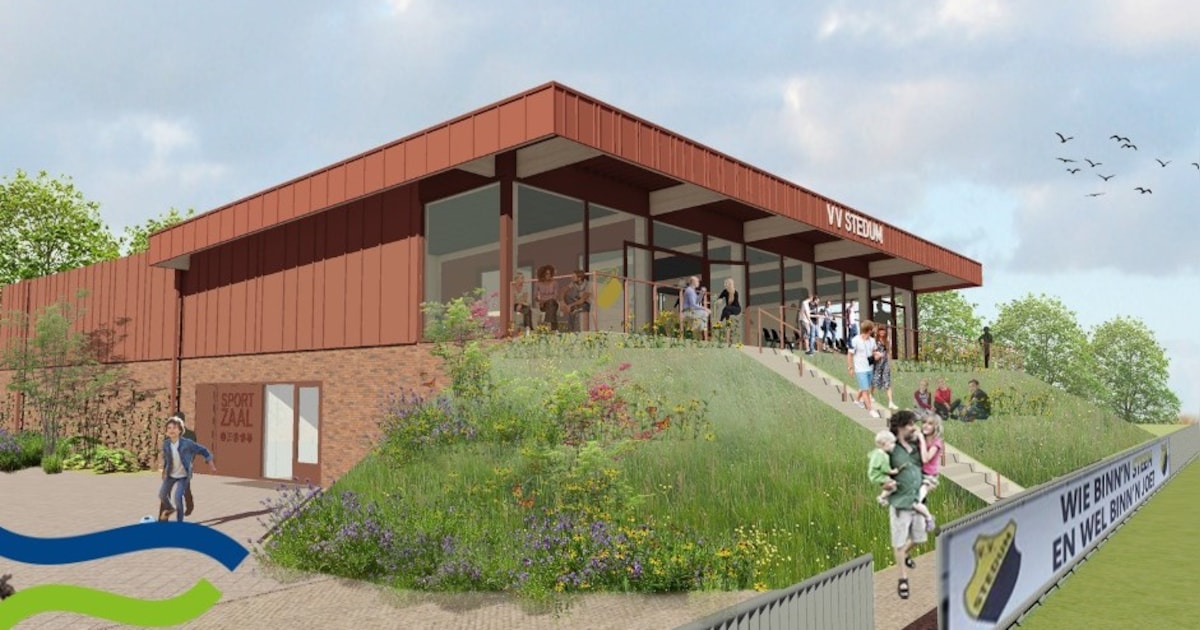 Bouw nieuw sportpaviljoen gestart in Stedum
