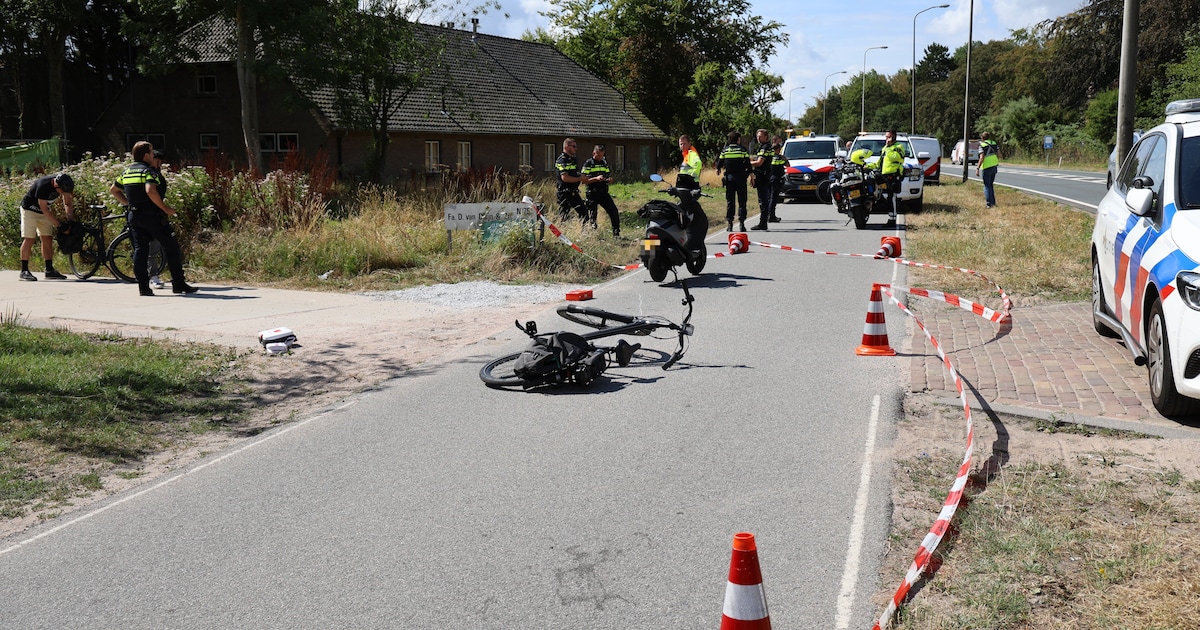 Fietser gewond na botsing met scooter aan Wassenaarseweg in Katwijk