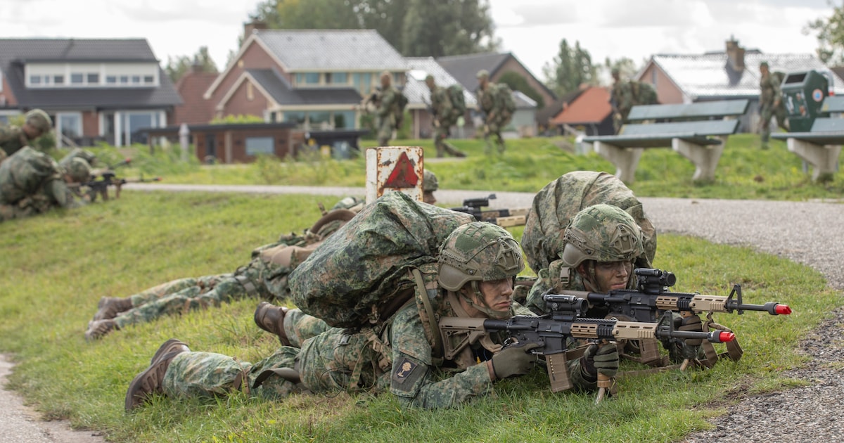Militaire oefening in gemeente Geertruidenberg