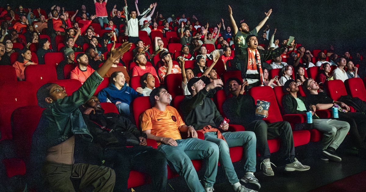Hier in Haarlem kijk je naar de WK-finale (op groot scherm)