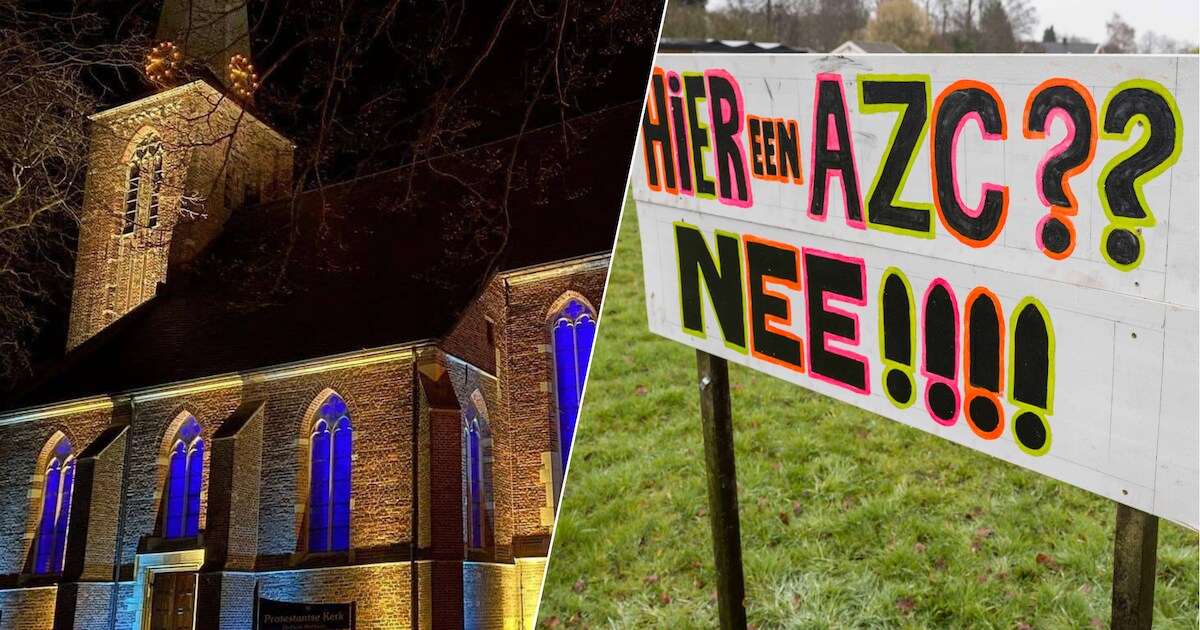 Protest en steun in Eibergen: kerk noemt opvang asielzoekers Bijbelse opdracht