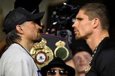 LIVE boksen | Goede start van Verhoeven in boksclash met Usyk, wie kroont zich tot wereldkampioen?