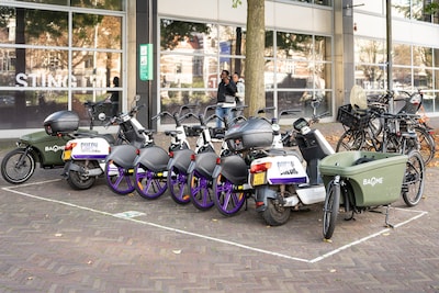 Binnen 300 meter van je huis een deelscooter? Amersfoort gooit de stad vol met groene ‘hub’-borden