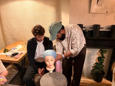 Braid lesson for your daughter: Faizi brings girl dads together in Amsterdam