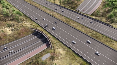 A58 volgend jaar twee weken dicht voor aanleg onderdoorgang bij ASML-campus