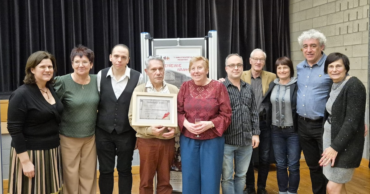 Toneelkring ‘t Familietheatertje sleept Stabroekse cultuurprijs in de wacht