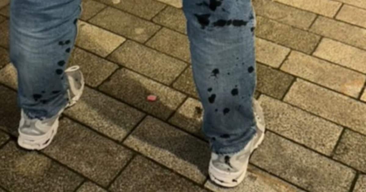 Stef werd slachtoffer van verfspuiter op Brabantse stations: nieuwe broek (140 euro) kan gelijk in d