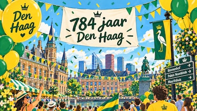 Hieperdepiep! Den Haag is vandaag jarig en blaast 784 kaarsjes uit