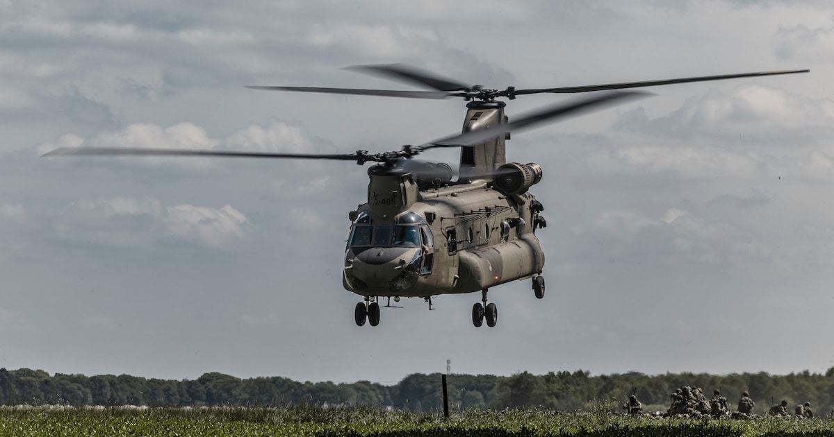 Defensie oefent met helikopters rondom Culemborg