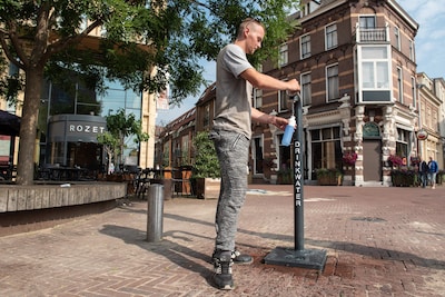Handig kaartje: hier in Arnhem vind je het dichtstbijzijnde kraanwatertappunt