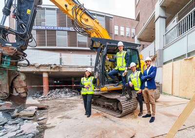 Bouwwerkzaamheden Spijkse Trap en Centrum voor de Kunsten vandaag officieel begonnen