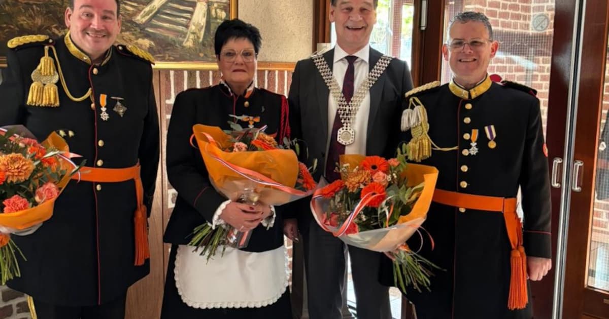 Vrijwilligers Heerlerheide ontvangen koninklijke onderscheiding