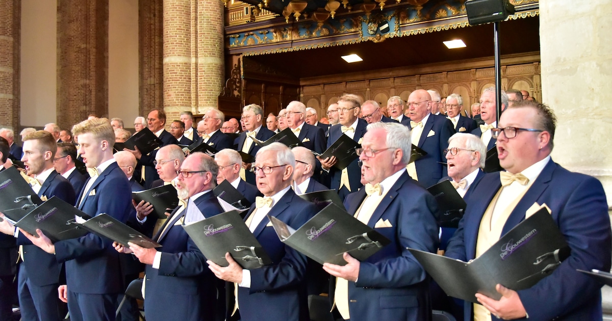 Kerstconcert mannenkoor De Gouwestem in Waddinxveen