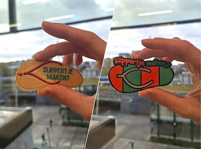 Charlotte maakt grappige carnavalsemblemen, maar ziet haar ideeën nagemaakt terug: plagiaat of niet?