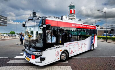 Rotterdam had eerste zelfrijdende bus van het land, worden dat er meer? ‘Dit is de toekomst’