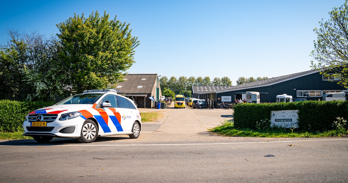 Meerdere gewonden bij incident in manege aan de Meeldijk in Zwartewaal
