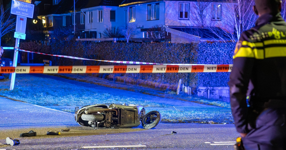Scooterrijder ernstig gewond bij ongeluk in Santpoort-Noord