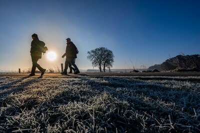 Honderden wandelaars op de been voor koude, maar gewaardeerde Pannenkoekentocht