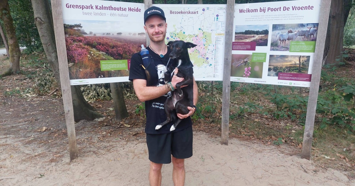 “Elke stap die ik zet, is voor hen”: Mitch start 100 km lange tocht op blote voeten om honden te hel