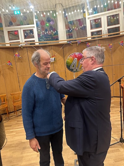 Zilveren Waalbrugspeld voor Dirk Luijmes