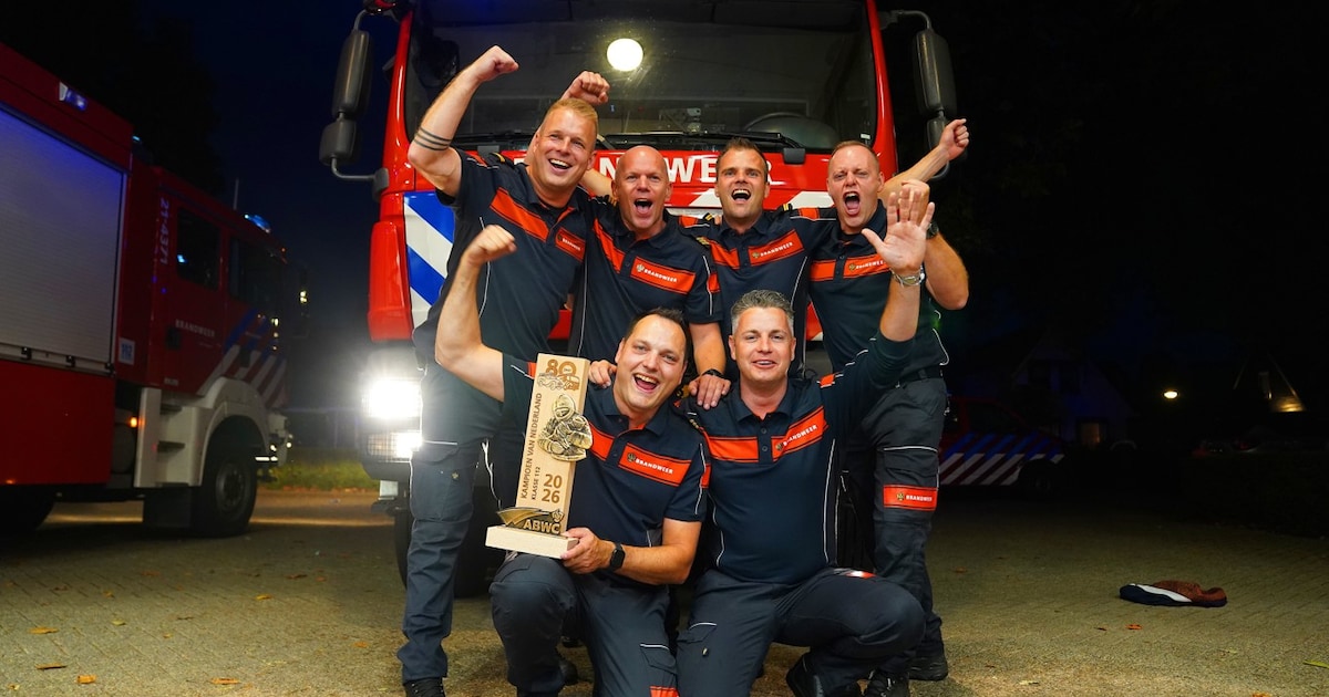 Brandweer Vlijmen wordt landskampioen bij brandweerwedstrijden