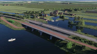 Vervanger Demmerikse brug bij Vinkeveen wordt vaste brug