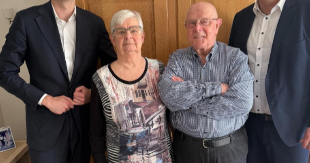Echtpaar Haan-Lemmens viert 60-jarig huwelijk in Landgraaf