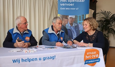 OV-ambassadeurs houden gratis inloopspreekuren in Arnhem