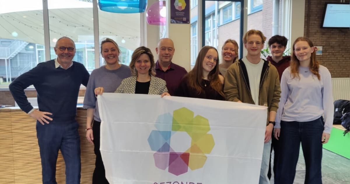 Jordan Montessori Lyceum in Zeist ontvangt vignet Gezonde School