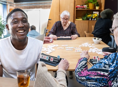 Wikji (21) leerde van ouderen om positiever in het leven te staan tijdens hartverwarmend initiatief 