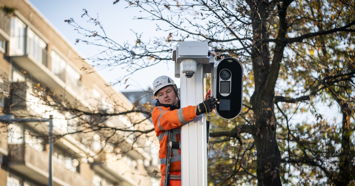 Nieuwe flitspalen op Grote Kruising in Krimpen