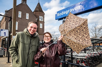 Beau de Graaff (26) gaat voor het eerst naar Bodegraven in virale video: ‘Holy shit, heet je echt zo