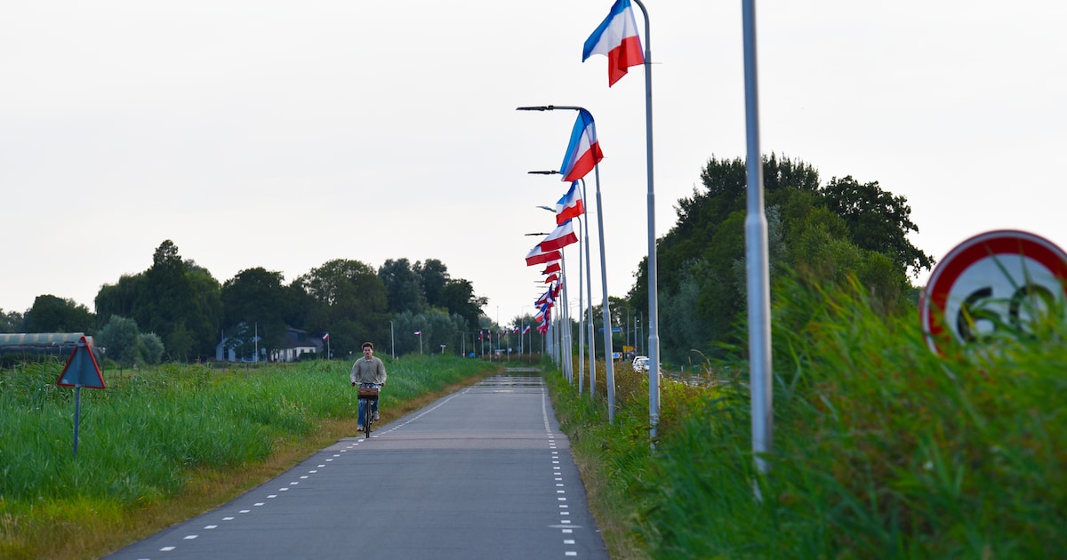 Terug van weggeweest: 47 omgekeerde vlaggen langs weg tussen Breukelen en Kockengen