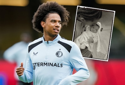 Calvin Stengs en partner laten bevalling opwekken om bij trainingskamp Feyenoord te zijn
